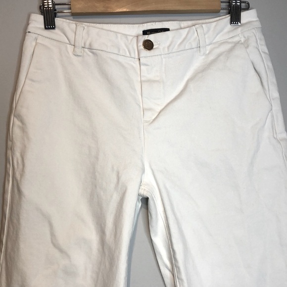 CUSTOMIZED Massimo Dutti Cropped Wide Leg Jeans, size 8 - Picture 3 of 16